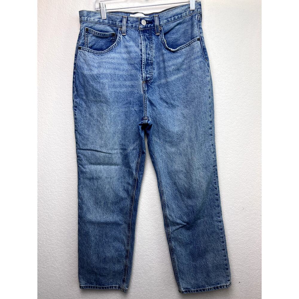 DENIM FORUM The Joni High Rise Loose Jeans Light Wash Size 30